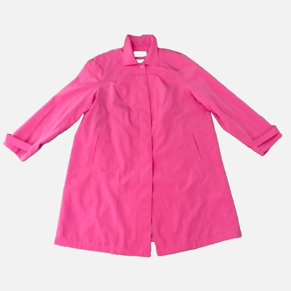 Avenue Vintage Women’s Pink Rain Coat☔️ NWOT - Picture 2 of 11